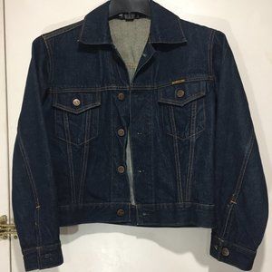 VINTAGE ROBSON CROPPED DENIM JACKETS SIZE S